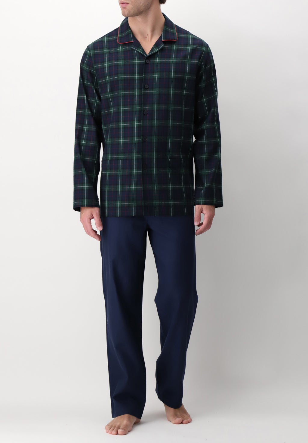 Pigiama Lungo in Flanella Soft Camiceria