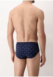 Stretch Cotton Briefs Matching Pattern Duo Pack