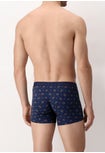 Stretch Cotton Boxer Trunks Matching Pattern Duo Pack