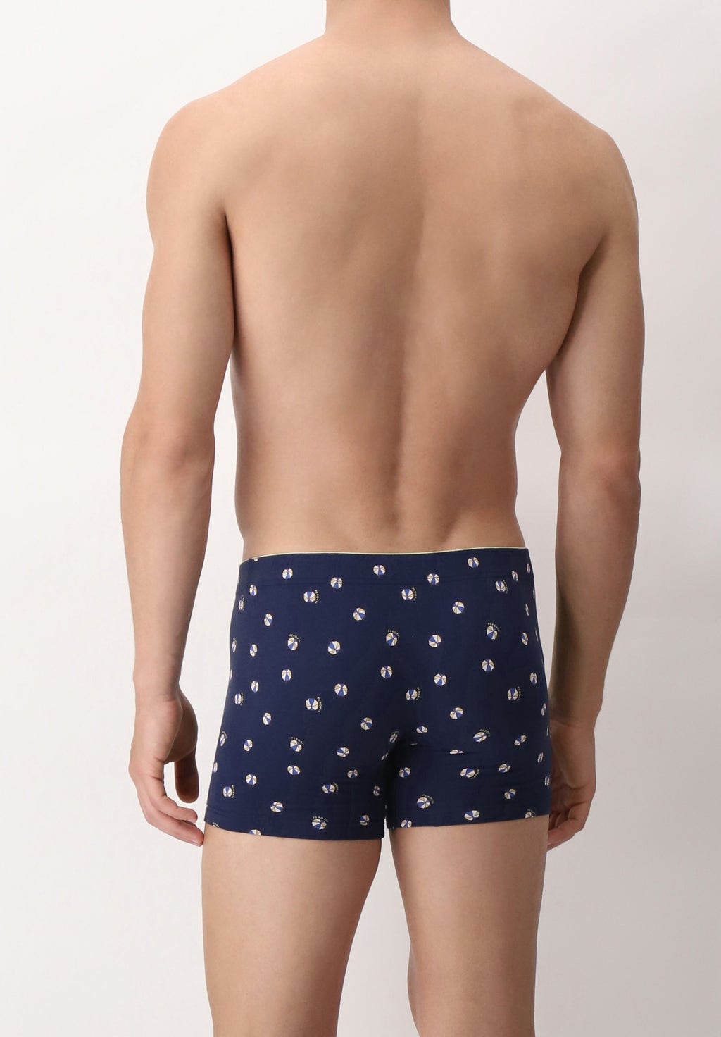 Stretch Cotton Boxer Trunks Matching Fashion Duo Pack