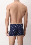 Stretch Cotton Boxer Trunks Matching Fashion Duo Pack