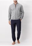 Open Sweatsuit with Zip in Warm Stretch Fleece