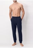 Warm Stretch Cotton Long Trousers with Side Pockets