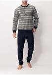 Stretch Jersey Long Pyjamas Soft Multicolor