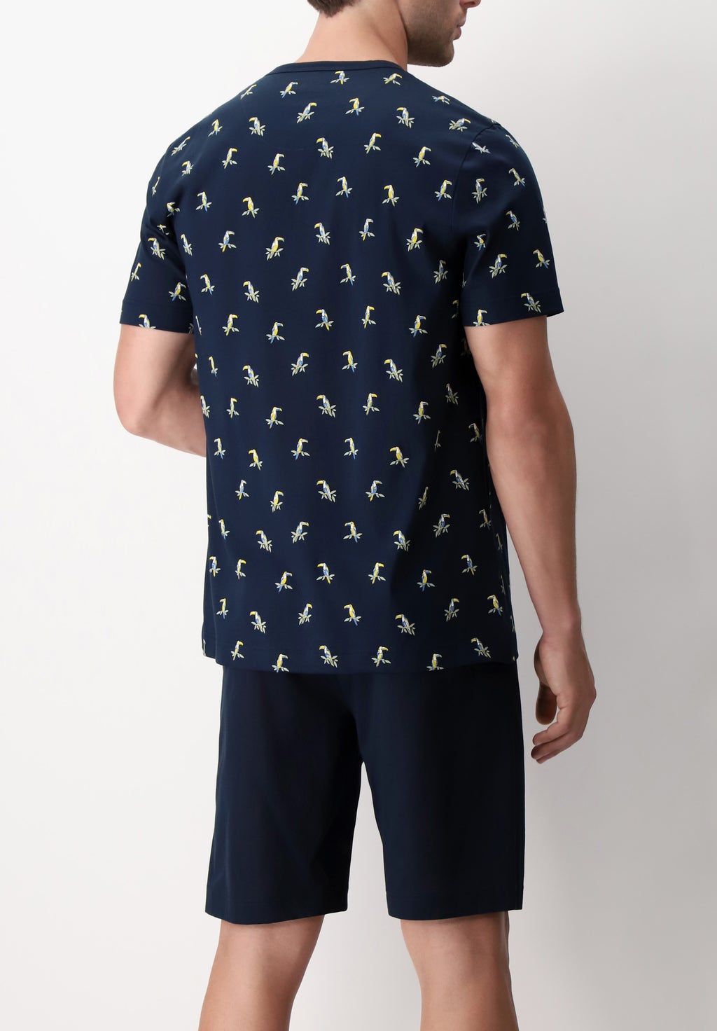 Short Cotton Jersey Seraphino Pyjamas Toucan Print