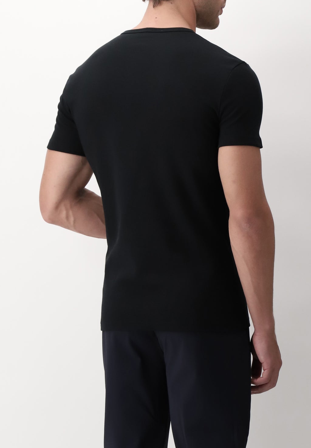 Winter Cotton Round-Neck T-shirt Warm Fashion